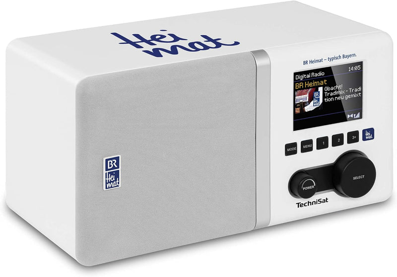 TechniSat DIGITRADIO 300 BR Heimat Edition - DAB Radio (DAB+, UKW, BR Heimat Direktwahltaste, Farbdi