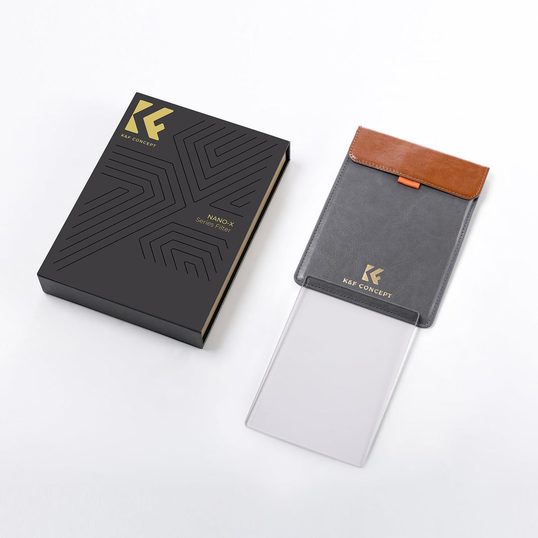 K&F Concept Nano-X Serie 4 x 5,65" Black-Mist 1/8 Filter,Dicke 4mm Rechteckfilter für Aussenaufnahme