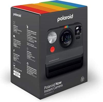 Polaroid Now Gen 2 Sofortbildkamera - Schwarz, Keine Filme Schwarz Keine Filme Kamera Kamera, Schwar