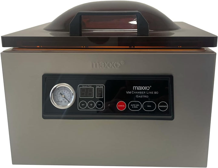 Maxxo VM ChamberLine 90 Gastro Kammervakuumierer 7 l Profi Vakuumierer für Flüssigkeiten Extremleist