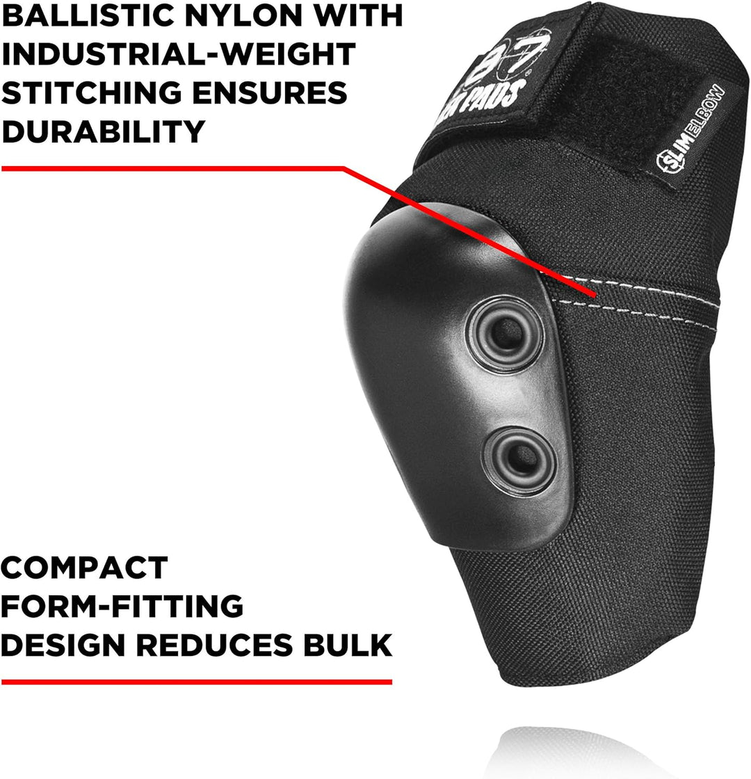 Killer Pads Schutzausrüstung Elbowpads Slim M Schwarz, M Schwarz