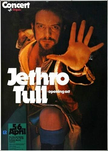 Jethro Tull - A Passion Play, Frankfurt 1973 » Konzertplakat/Premium Poster | Live Konzert Veranstal