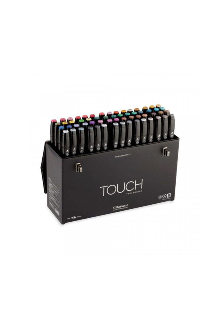 ShinHanart Touch Twin Marker 60A Colors 60er Set Grafikmarker Box Design
