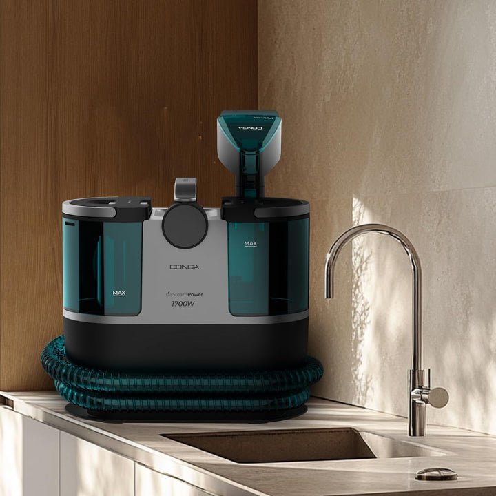 Cecotec Polsterreiniger und Staubsauger Conga 7000 Carpet&Spot Clean Steam XXL Essential, 1700W, 3in