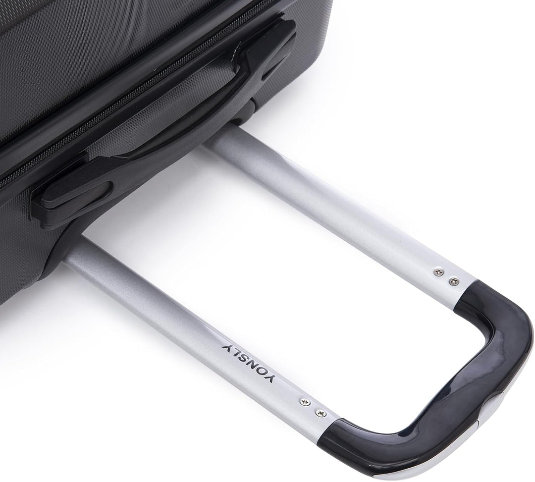 Reisekoffer Trolley, Rollkoffer Handgepäck Set, Travel Koffer Suitcase mit 4 Rollen 360°, Zahlenschl