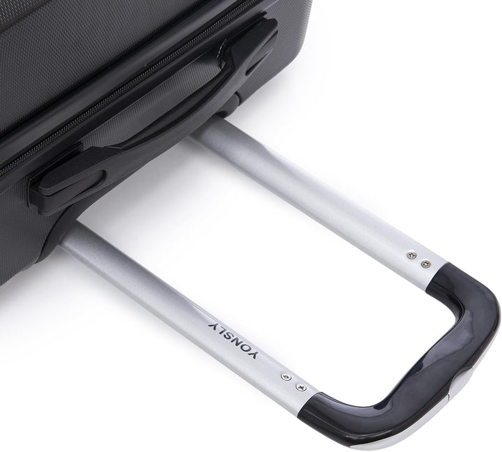 Reisekoffer Trolley, Rollkoffer Handgepäck Set, Travel Koffer Suitcase mit 4 Rollen 360°, Zahlenschl