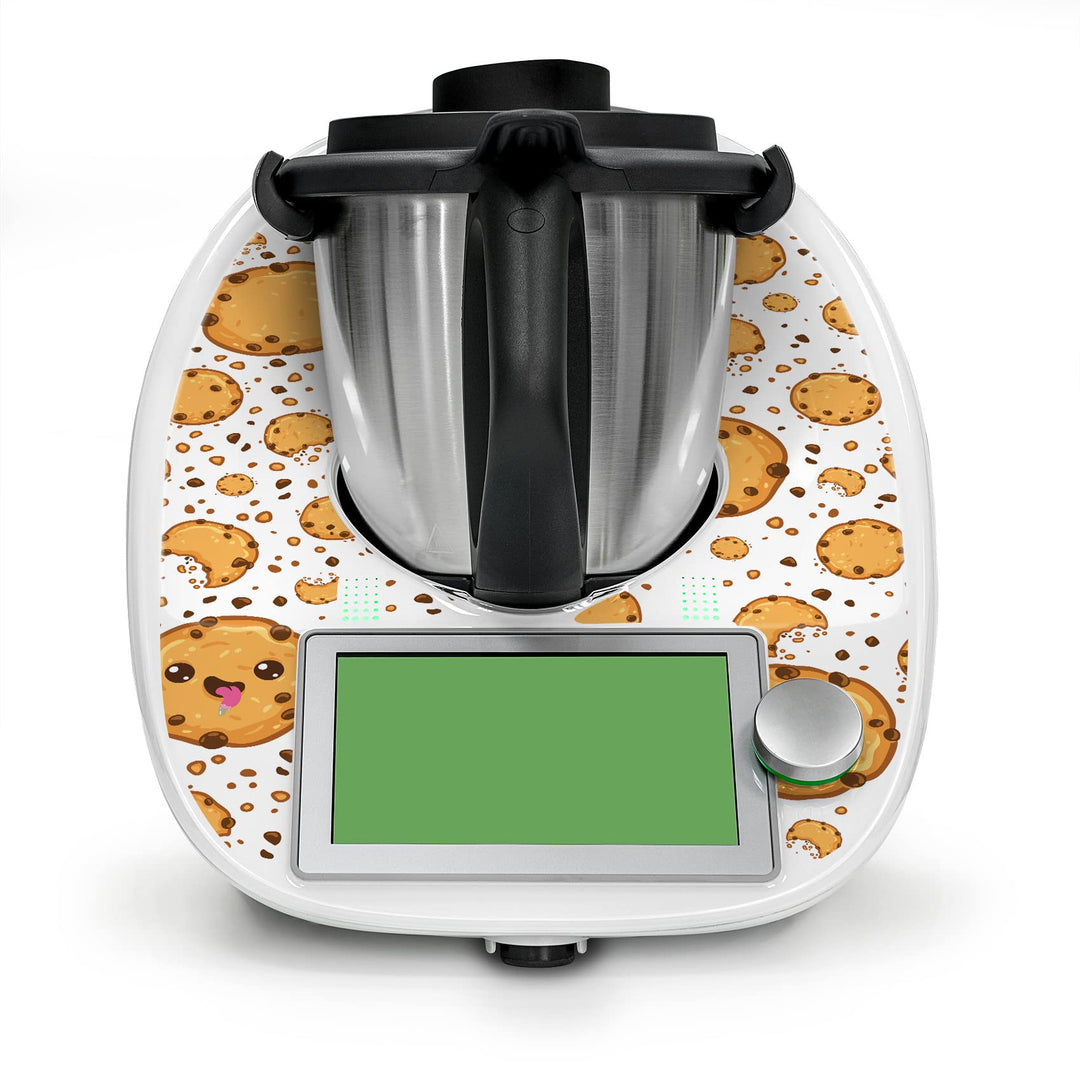 Deko Schutz Aufkleber kompatibel mit Küchenmaschine Thermomix TM6 Design Sticker Klebefolie Zubehör