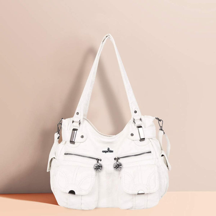 NICOLE & DORIS Handtaschen Damen Lederimitat Umhängetasche Designer Shopper Hobo Taschen Gross Tasch