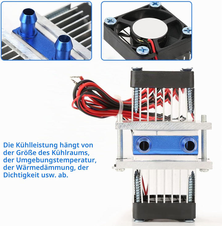 DIY Semiconductor Water Cooling Systems Gerät Thermoelektrischer Peltier-Kühler Kühlung(120W), 120w