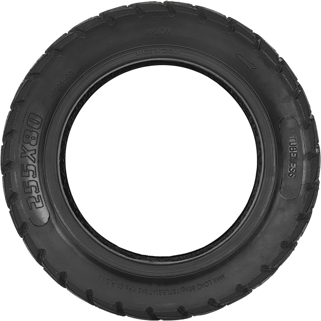 VOLOHAS 255 * 80 Offroad-Tubeless Reifen 10 Zoll Ersatzräder Reifen für Zero 10X Elektroroller Verdi