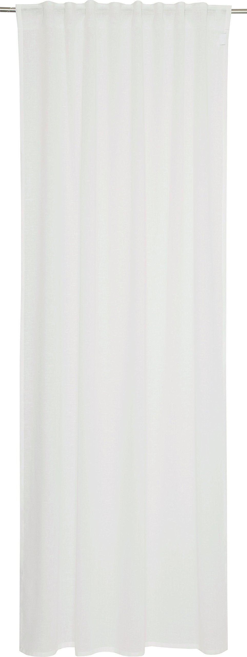 Schöner Wohnen Schal mit verdeckten Schlaufen, 100 Prozent Polyester, Weiss, 250 x 130 cm Weiss 250