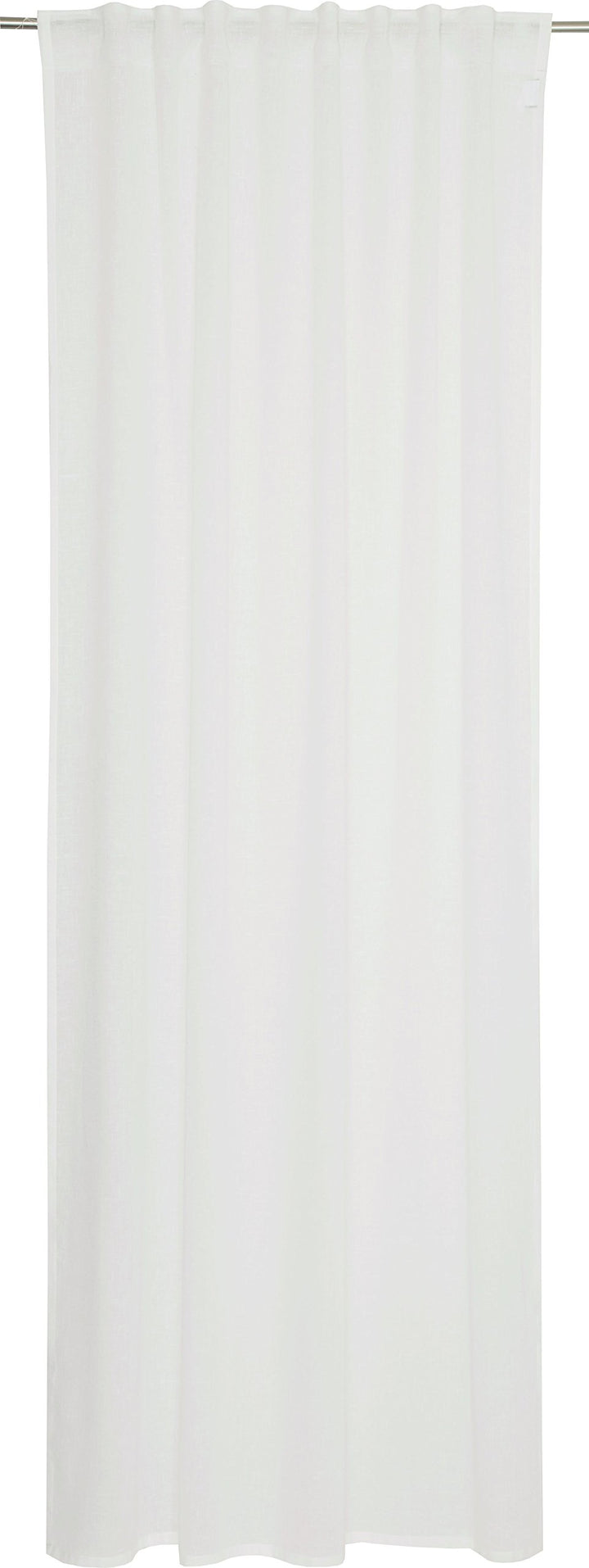Schöner Wohnen Schal mit verdeckten Schlaufen, 100 Prozent Polyester, Weiss, 250 x 130 cm Weiss 250