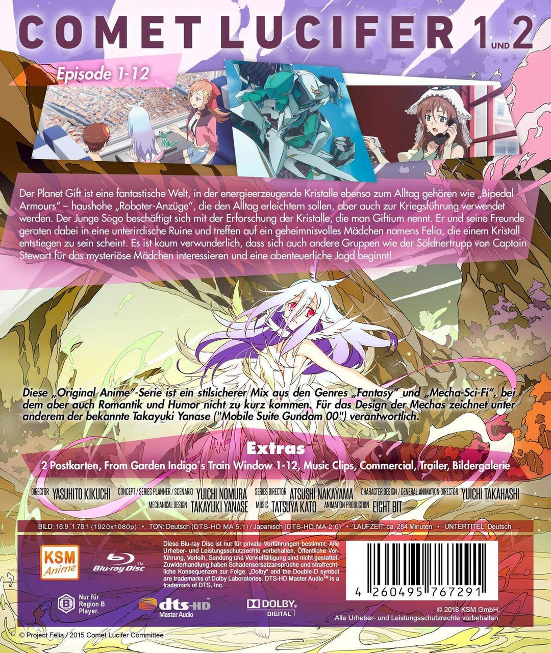 Comet Lucifer - Complete Edition: Episode 01-12 [Blu-ray], Blu-ray