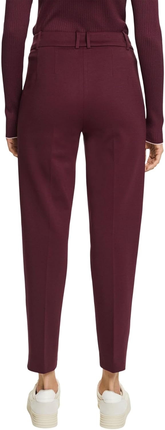ESPRIT Damen Hose 992eo1b319 34 515/Aubergine, 34 515/Aubergine
