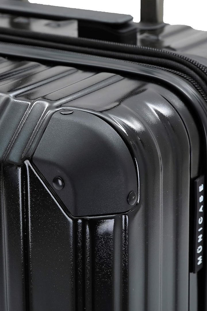 Münicase M816 TSA-Schloss, Dehnungsfuge, Teleskopgriff, Reisekoffer mit 4 Rollen, Hartschale, Mittle