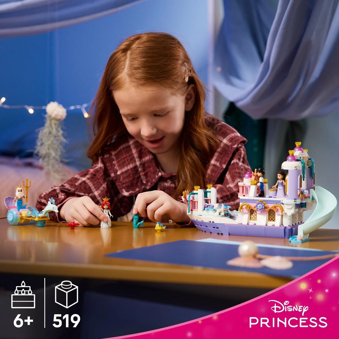 LEGO ǀ Disney Princess Arielles Königliches Hochzeitsboot - Arielle, die Meerjungfrau Set mit 7 Figu