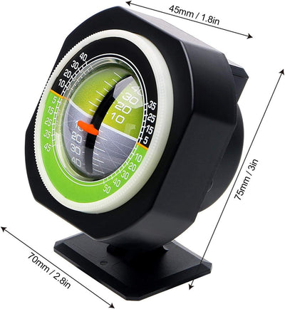Auto-Neigungsmesser, einstellbarer Betrachtungswinkel Gradient Balancer, für LKW, Wohnmobil, Wohnmob