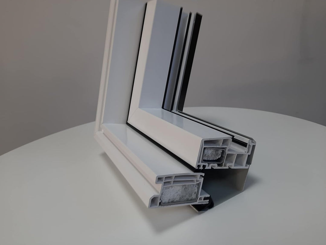 Kunststoff Dachfenster 78x140 cm - Günstig! Blitzversand! - Hoch-Schwingfenster SKYLIGHT PVC mit 2-f