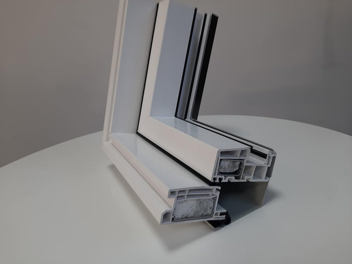 Kunststoff Dachfenster 78x140 cm - Günstig! Blitzversand! - Hoch-Schwingfenster SKYLIGHT PVC mit 2-f
