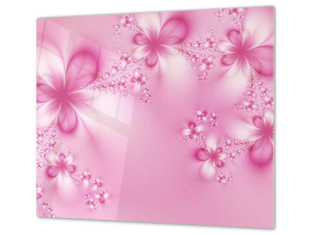 Schneidbrett aus Hartglas und schützende Arbeitsoberfläche – Schneideplatten SINGLE mit 60 x 52 cm u