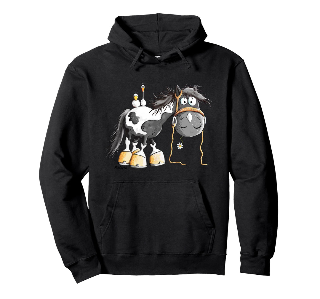 Süsser Schecke I Pferd Pony I Pferde Fan Fun Pullover Hoodie