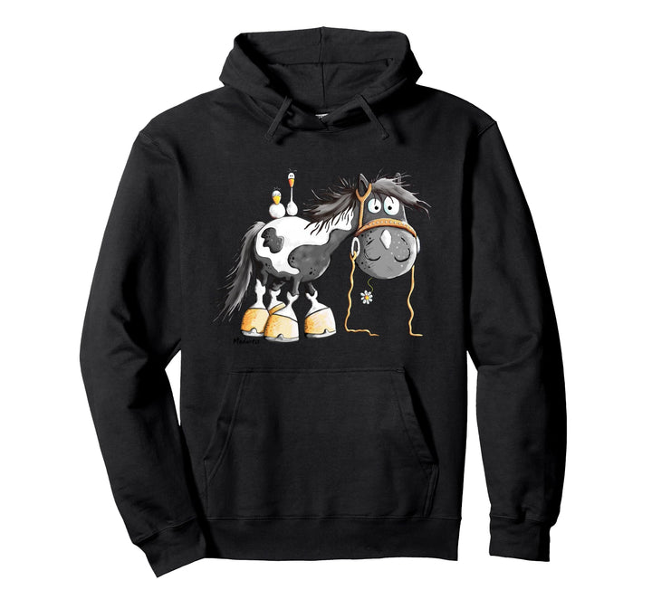 Süsser Schecke I Pferd Pony I Pferde Fan Fun Pullover Hoodie