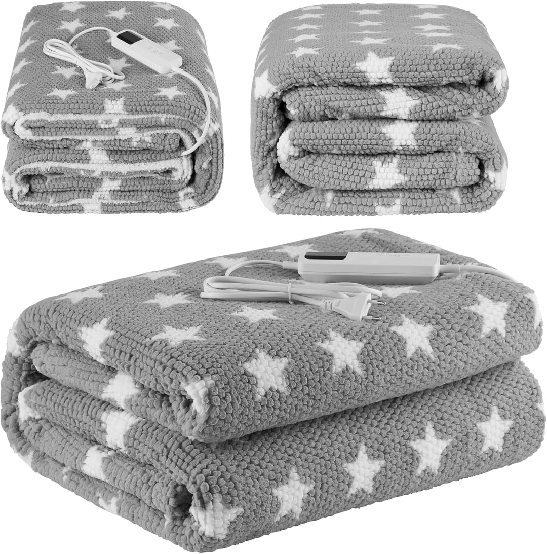 Steinborg® Heizdecke mit Abschaltautomatik 180x130cm Kuschelheizdecke elektrische Wärmedecke Kuschel
