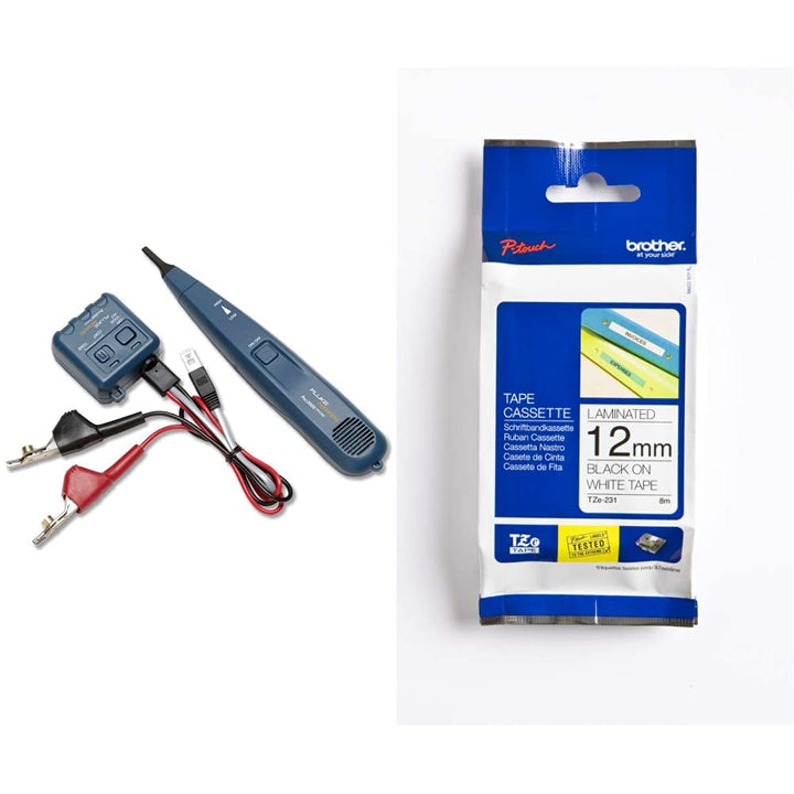 Fluke Networks 26000900 Pro3000 Tongenerator- und Sonde Kit & Brother TZE231 TZe-231 P-touch Schrift