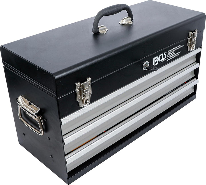 BGS 3350 | Elektriker-Metall-Werkzeugkoffer | 3 Schubladen | mit 147 Werkzeugen