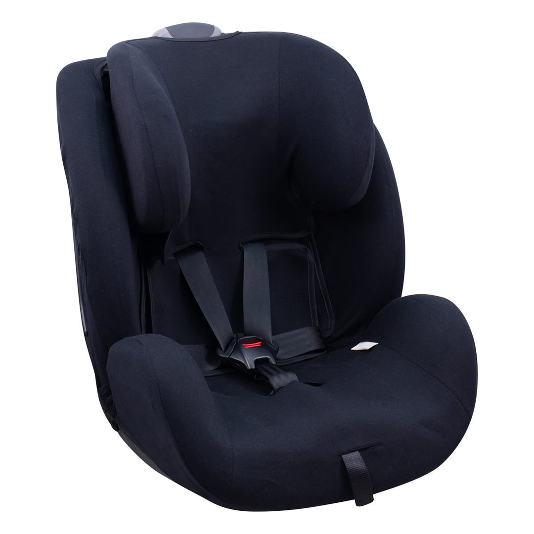 JYOKO Kids Bezug für Autositz Kompatibel mit Joie Stages, Every Stages, aus Baumwolle (Black Series)