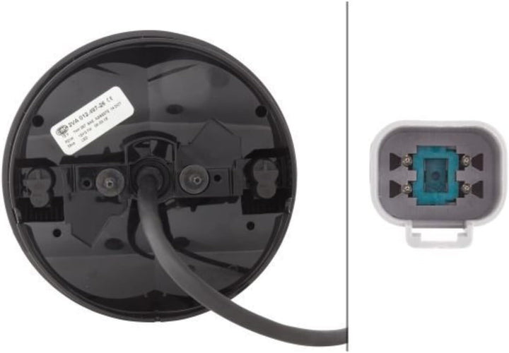 HELLA - Heckleuchte - Hybrid - 12V - 2VA 012 497-261