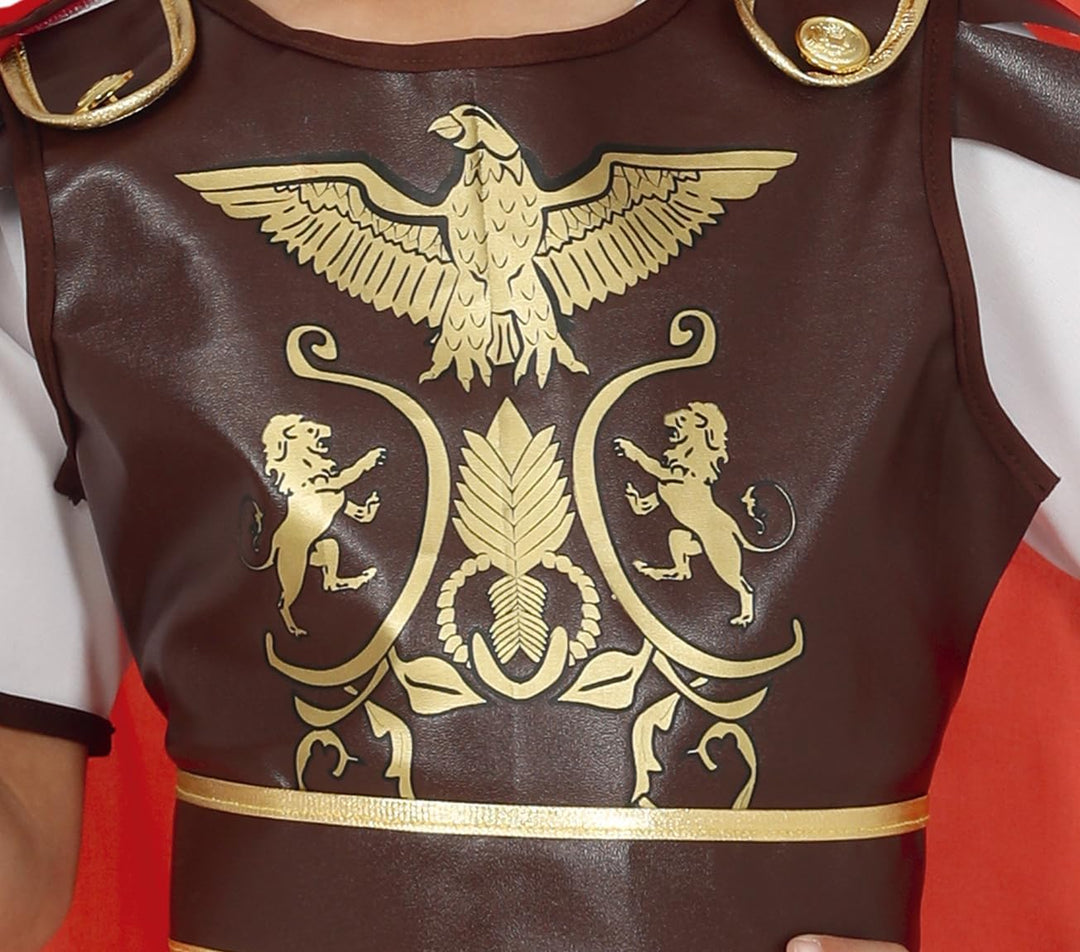Fiestas Guirca Römer Kostüm Kinder - Jungen Gladiator Kostüm - Alter 7-9 J. - Römischer Krieger Kost