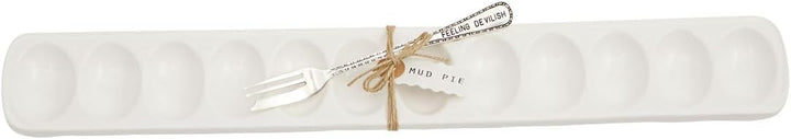 Mud Pie Eier- und Austern-Serviertablett (Eiertablett)
