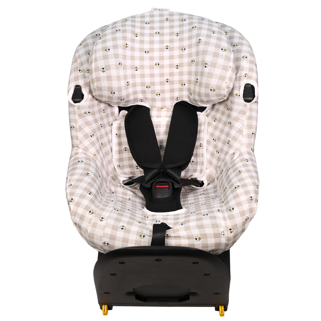 JYOKO Kids Bezug für Autositz kompatibel mit Maxi Cosi (Picnic Vichy, Maxi Cosi Mica I-Size)