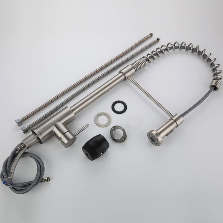 Wasserhahn Küche - Küchenarmatur mit Brause Ausziehbar 360° Schwenkbar Spültischarmatur Küche Mischb