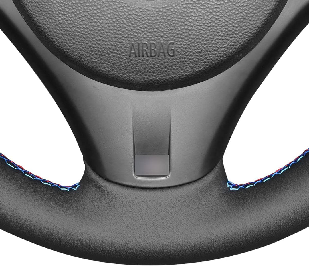 MEWANT Lenkradhülle für BMW (M Sport) 1er E87 / E81 / E82 (Coupe) / E88 (Cabrio) / M E82 / 3er E90 (