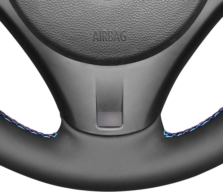 MEWANT Lenkradhülle für BMW (M Sport) 1er E87 / E81 / E82 (Coupe) / E88 (Cabrio) / M E82 / 3er E90 (