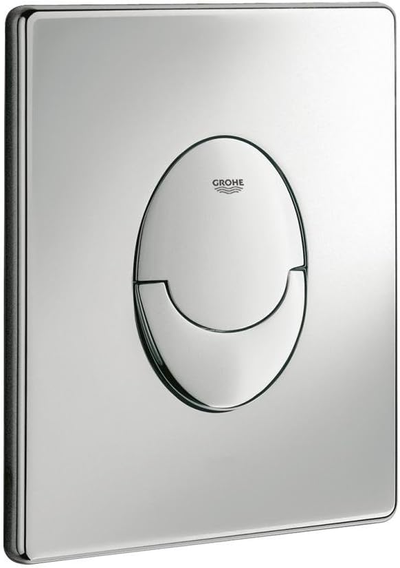 GROHE 38505000 | Skate Air WC Wall Plate Senkrechte Montage Einzelbett Chrom, Senkrechte Montage Ein
