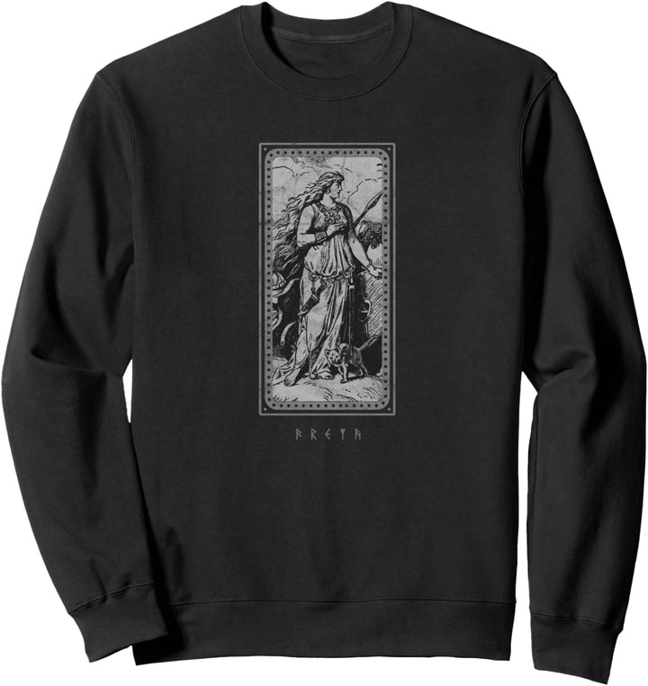 Freya Wikinger Tarot Norse Mythology Odin Germanen Kelten Sweatshirt