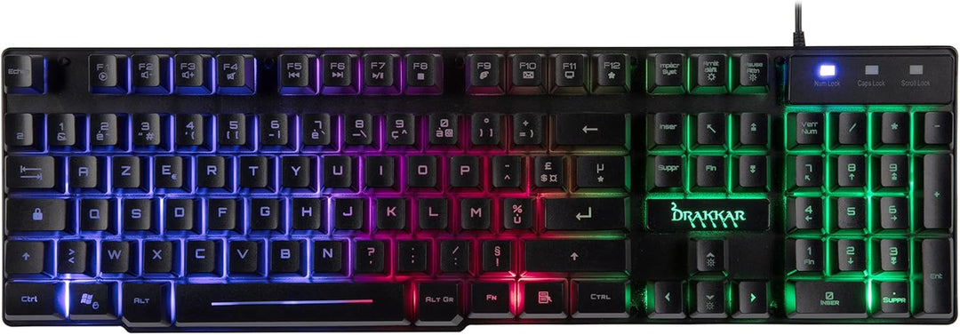 Konix Drakkar Gaming-Zubehörpaket Rogue für PC - Headset - AZERTY -Tastatur mit 105 Tasten - Maus -