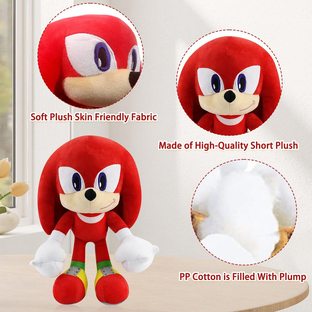 S-onic Tails Kuscheltier, 30cm S-onic Plüschfigur, Kinder S-onic Plüschpuppen, Cartoon Anime S-onic