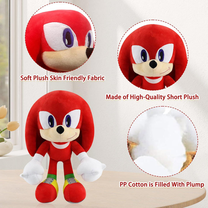 S-onic Tails Kuscheltier, 30cm S-onic Plüschfigur, Kinder S-onic Plüschpuppen, Cartoon Anime S-onic