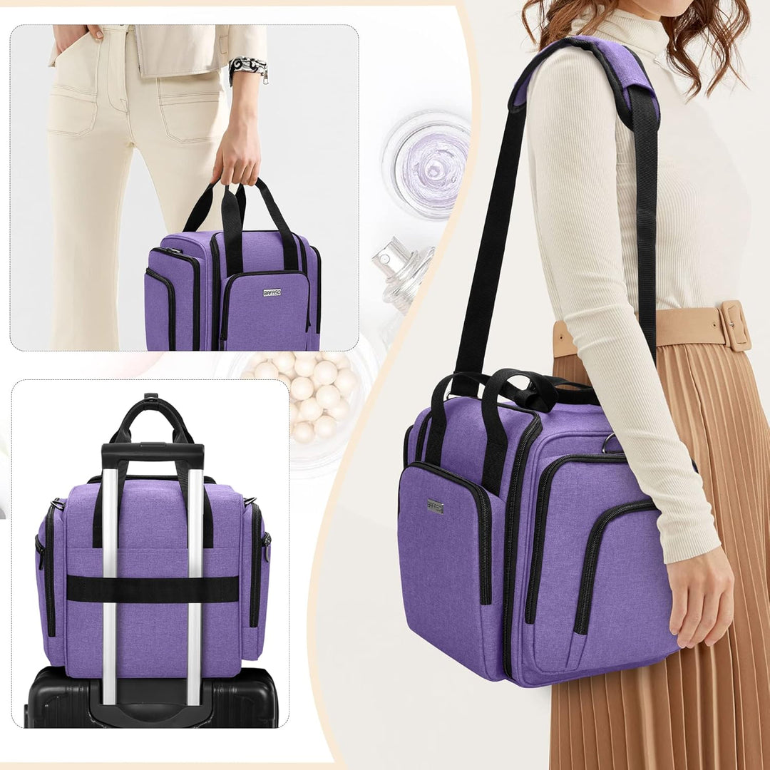 BAFASO Kulturtasche Gross, Kosmetiktasche für Make up Set, Kosmetika Organizer Tasche für Unterwegs,