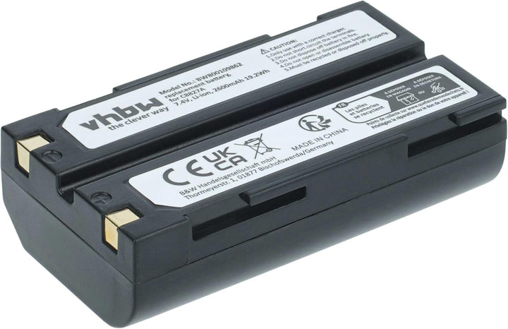 vhbw Akku kompatibel mit Survey Equipment Kamera (2600 mAh, 7,4 V, Li-Ion)