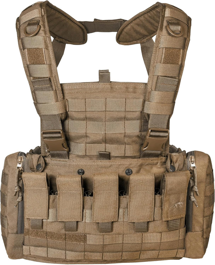 Tasmanian Tiger TT Chest Rig MKII M4 Militär Gurtzeug Kampfmittel-Weste mit 5 M4 Magazin-Taschen und