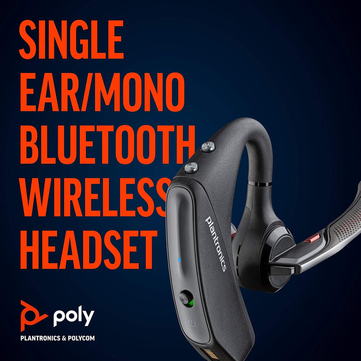 Plantronics Bluetooth-Mono-Headset 'Voyager 5200 Office' (1-way), WindSmart-Technologie, Adaptive Mi