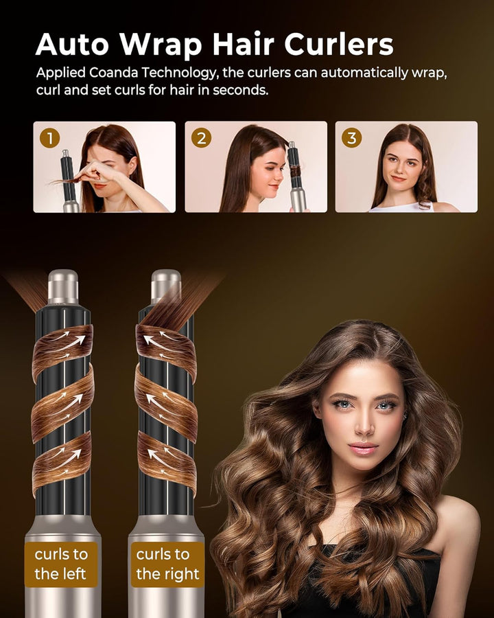 Haarstyler, Hair Styler Set, Air Styler, Hairstyler Set mit Professionellem Haartrockner, Haarbürste
