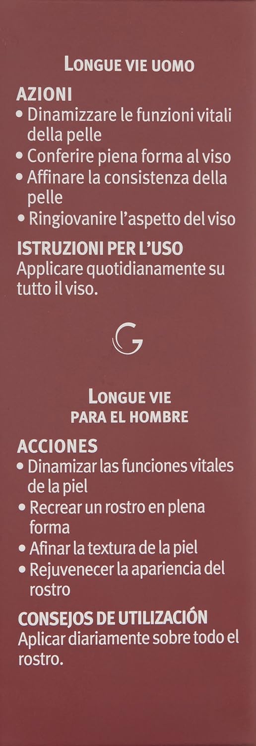 Guinot Longue Vie Homme Creme, 1er Pack (1 x 50 ml)
