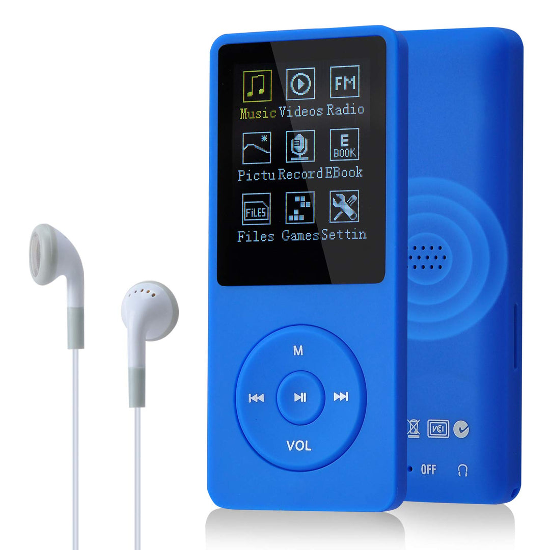 COVVY 8GB Tragbare MP3 Musik Player, Support bis zu 64GB SD Speicherkarte, Lossless Sound HiFi MP3 P