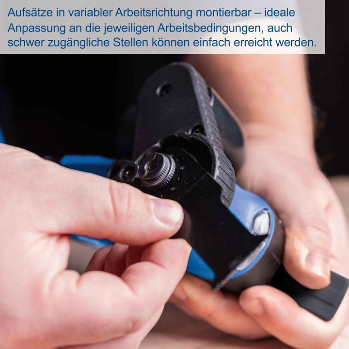 Scheppach Akku-Multifunktionswerkzeug C-MT40-X 20V Multitool | Geschwindigkeit 10000‒40000 min-1 | O